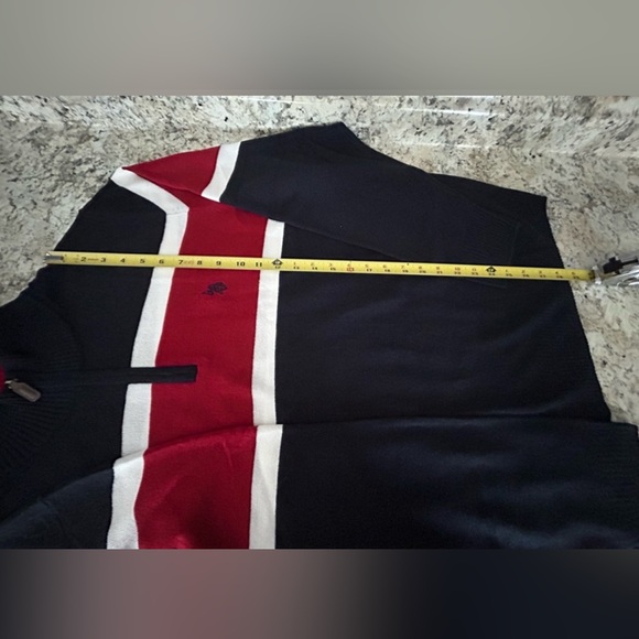 NWOT U.S. Polo Association Quarter Zip Colorblock Pullover Sweater Top Size XL - Picture 11 of 11